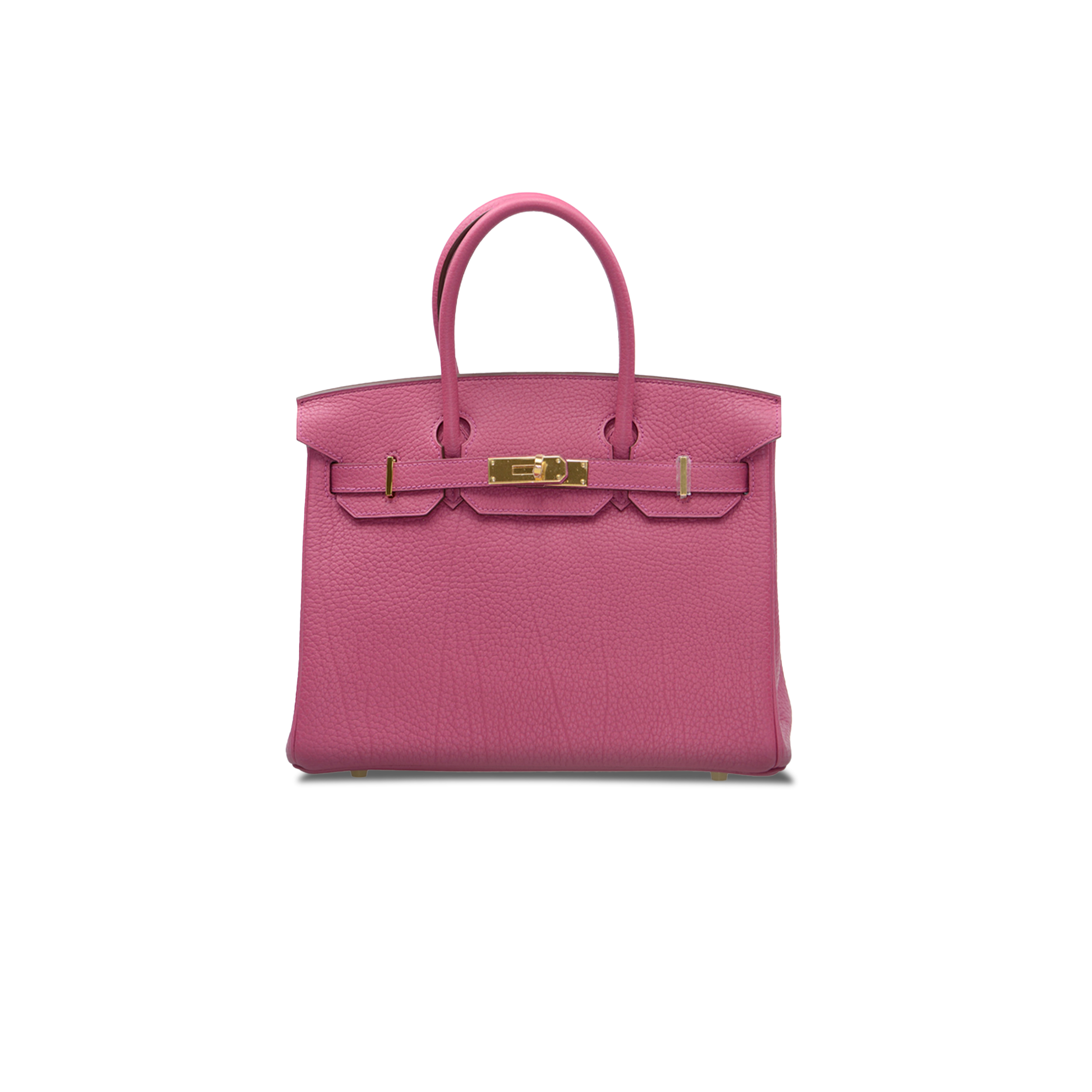 HERMES BIRKIN 25 TOGO LEATHER PINK BAG BK25X9SWCD (25*20*13cm)